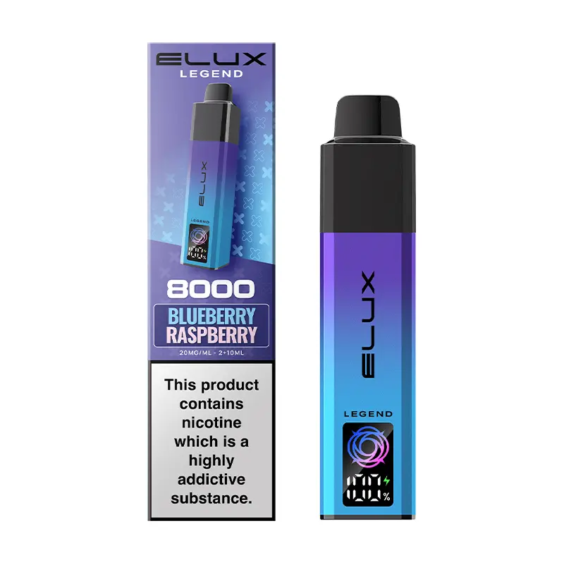 Blueberry Raspberry Elux Legend 8000 Prefilled Pod Kit